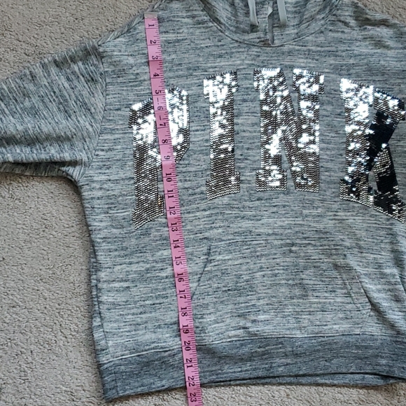 Pink by Victoria Secret Sequined Hoodie - Picture 6 of 7